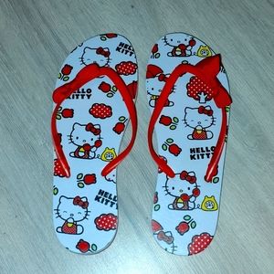 SANRIO Hello Kitty thong rubber flip flops size L
